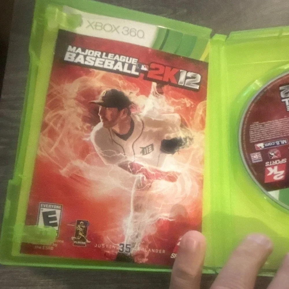 2K Sports Major League Baseball 2K12 Xbox 360 Manual Included E 2012 NTSC-U/C